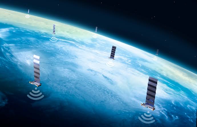 Starlink's LEO satellites orbit close to Earth for high-speed low-latency internet.. Source: Space