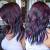 Burgundy Red Hair With Purple Highlights