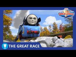 There are lots of invisible track. The Great Race Frieda Of Germany The Great Railway Show Thomas Friends Uk Youtube