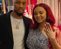 Damian lillard from the portland trail blazers recently got engaged to his longtime girlfriend, kay' la damian lillard #0 of the portland trail blazers during a game against the san antonio spurs at. Damian Lillard Proposes Gets Engaged To Longtime Girlfriend Kay La Hanson Oregonlive Com