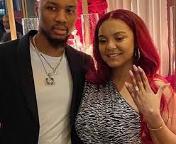 Damian lillard from the portland trail blazers recently got engaged to his longtime girlfriend, kay' la damian lillard #0 of the portland trail blazers during a game against the san antonio spurs at. Damian Lillard Proposes Gets Engaged To Longtime Girlfriend Kay La Hanson Oregonlive Com