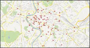 Der wechselrahmen zum aufstellen und ein echter hingucker am schreibtisch: Karte Und Stadtplan Von Rom