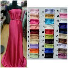 Fakta tersebut menunjukkan tingginya keanekaragaman sumber. Bahan Satin Silk Rosella Kain Satin Kain Puring Shopee Indonesia
