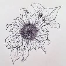 What S So Trendy About Sunflower Tattoo Outline That Everyone Went Crazy Over It Sunflower Tattoo Design Drawings Sunflower Tattoo Design Sunflower Drawing