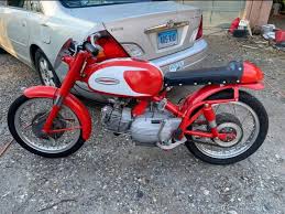 Image result for Red 1961 Motorcycle