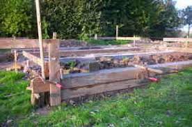 Streifenfundament Fur Ein Gartenhaus Herstellen Fundament Gartenhaus Streifenfundament Gartenhaus