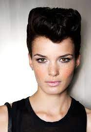 I Love Her Face Rockabilly Hair Greaser Hair Short Hairstyles For Women