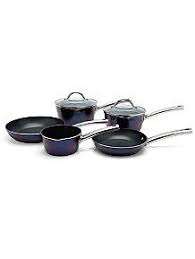 Iridescent Forged Aluminium Cookware 5 Piece Set Pots And Pans Kitchen Pot Tefal