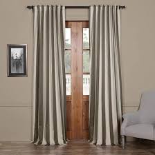 Modern Vertical Striped Gray And Cream Living Room Window Curtains Curtains Living Room Half Price Drapes Window Curtains Living Room