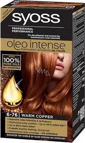 Syoss Oleo Intense Color Ammonia Free Hair Color 6 76 Warm Copper Ammonia Free Hair Color Hair Color Professional Hair Dye