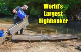 Large Gold Highbanker Goldhog Ebay