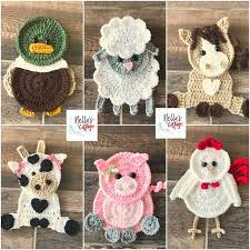 These appliqués, accessories and amigurumi all feature the monkey. 32 Creative Free Crochet Applique Patterns Crochetnstyle Com
