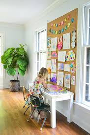 They're practical, simple to make and look good. How To Make A Giant Cork Board Wall For Kid Art Young House Love