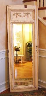 Maybe you would like to learn more about one of these? Add A Mirror To A Salvaged Door Floor Length Mirror Salvaged Doors Vintage Door