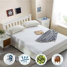 160x200 Cotton Terry Matress Cover 100 Waterproof Mattress Protector Bed Bug Proof Dust Mite Mattress Pad Cover For Mattress Mattress Mattress Pad Bed