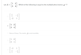 Q1 Determine The Multiplicative Inverse Of | Studyx