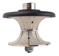 V50(2") Full Bullnose Diamond Hand Profiler/Router Bits with 5/8-11 Thread  for Granite Countertop