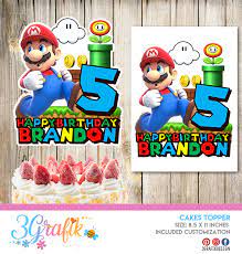 Maybe you would like to learn more about one of these? Mario Bros Cake Topper Banderin Mario Bros Mario Bros Birthday