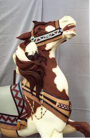 Indian Pony Carousel Horse Carosel Horse Carousel Horses Painted Pony