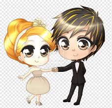 We have an extensive collection of amazing background images carefully chosen by our community. Wedding Invitation Chibi Animation Cute Couple Wedding Invitation Love Child Black Hair Png Pngwing