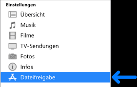 Ubertragen Von Dateien Zwischen Deinem Pc Und Geraten Mit Itunes Apple Support