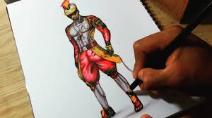 Hier lernst du jene relevanten infos und unser team hat eine auswahl an free fire para colorear verglichen. Como Dibujar Skin Del Criminal Rojo Dibujos De Free Fire By Fer Art
