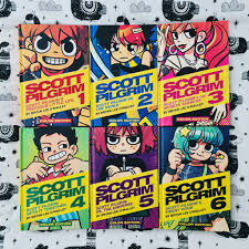 The gang's all here! Finally got a complete set of Scott Pilgrim  hardcovers. : rgraphicnovels