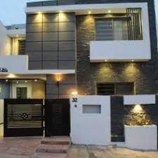 5, 7, 10 marla house and 1 kanal house design is available on this page with each house covered area width and length so must see the different house designs in pakistan ideas. Black White Design House 5 Marla Modern House Design House Designs Exterior Modern Architecture House
