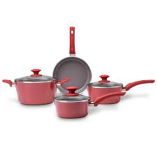 Os amantes da culinária confirmam: Conjunto De Panelas Antiaderente 4pc Optima Brinox Vermelho Rubi Presentes