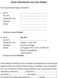 Contoh surat pembatalan pembelian rumah kpr. Contoh Perjanjian Oper Kredit Rumah Contoh Surat