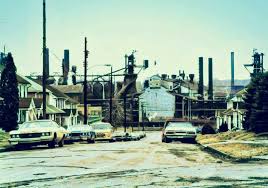 Youngstown Lower West Side Looking Down Bessemer Street Us Steel Ohio Works And Youngstown And Northern Rr Office Austintown Ohio Youngstown Ohio Youngstown