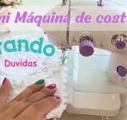 Mini Máquina de Costurar. funciona mesmo? Como ajusto a minha máquina.