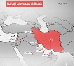 خريطة الشرق الأوسط ومناطق التوتر