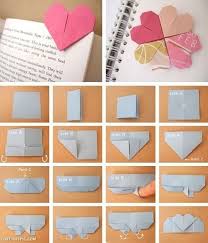 Diy Bookmark Pictures Photos And Images For Facebook Tumblr Pinterest And Twitter Origami Hati Tutorial Origami Kerajinan Rumah Buatan Sendiri