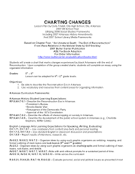 Charting Changes Lesson Plans Arkansas Studies Research