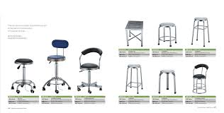 Metal Lab Chair Cleanroom Chair Metal Steel Chair