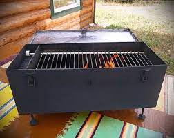 Make a barbecue stand as a solid wood table that can support a small gas barbecue or charcoal hibachi grill. 10 Diy Bbq Grill Ideas For Summer Diy Barbecue Ideas Balcony Garden Web