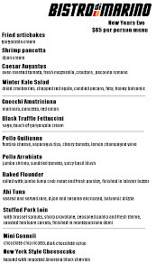 Bistro Di Marino Sewell Nj Menu New Years Eve Bistro Di Marino Of Collingswood Nj