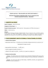 Application mobile pôle emploi ma formation. A Dfp Chef Service Structuration De L Offre De Formation Integra