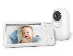 Momcozy Video Baby Monitor, 1080P 5 HD Baby Monitor with Camera & Wall Mount
