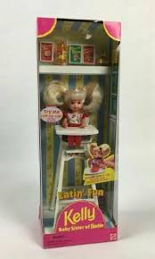Dus rusak tapi isinya bagus, new ya masih segel (kenangan anak 90an) sold. Vintage 1997 Mattel Eating Fun Kelly Baby Sister Of Barbie 18582 For Sale Online Ebay