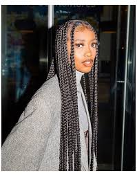 Cornrows have been always considered as a rather casual hairstyle, but now when they are in couture collections, it's high time to rock them. Pinterest Coldheartbarbie Long Braids With Beads Longbraidswithbeads In 2021 Box Braids Hairstyles Black Box Braids Braided Hairstyles