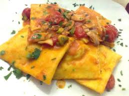 Ravioli alla cernia (6 persone) kcal a porzione=420. Ravioli Di Cernia Con Sugo Di Calamari E Zucchine Che Bonta Casteddu On Line