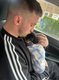 First night nerves with new baby Chip at home