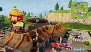 Once i looked on a map the angle between greasy grove and dusty divot looks quite similar to the real life durr burger location in relation to estherville. Gamers Want Fortnite Durrr Burger Restaurant Banned For Mocking People With Disabilities
