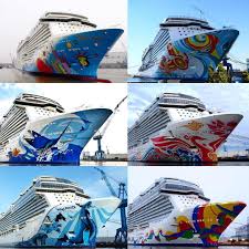 Cruise Ships 4life On Instagram All 6 Ncl Breakaway Breakaway Plus Class Vessels Ncl Norwegiancruiseline Norwegianenco Ncl Cruise Cruise Ship