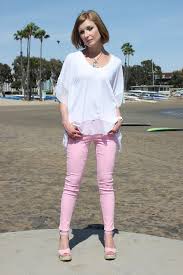 Cj By Cookie Johnson Wisdom Ankle Skinny Jeans In Pink