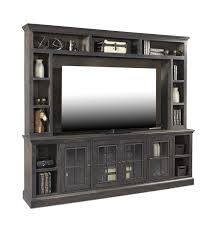 Knotty alder is prized for it's rustic charm and character, so it's usually left with a natural finish, but the wood can be painted if it doesn't suit your taste. Churchill Media Console With Hutch Hom Furniture