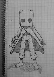 It rears its head, not only on the tv screen but on clothing, totes, jewelry, bedsheets and of course coloring pages! I Drew A Little Mono Littlenightmares