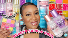 BEAUTY SUPPLY Haul | *NEW* RUBY KISSES & NICKA K MAKEUP & BODY ...